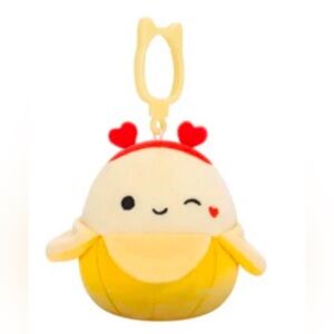 Squishmallows 3.5" Valentines Clip-On June Plush Stuffed Animal #2